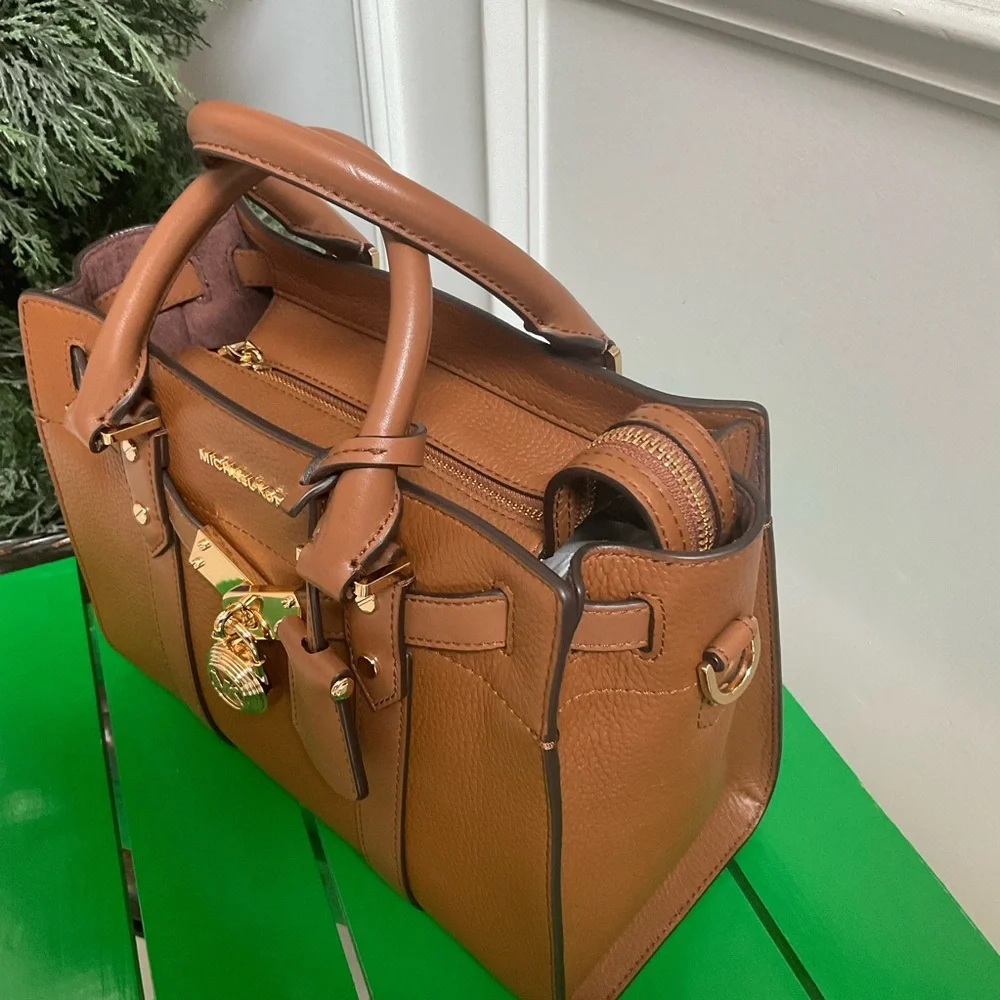 Michael Michael Kors Nouveau Hamilton Brown Satchel